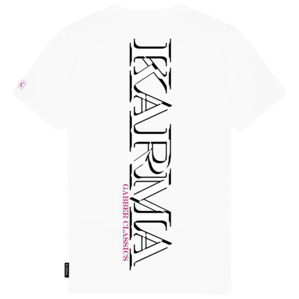 KARMA T-Shirt Gabber Classics White - Afbeelding 2